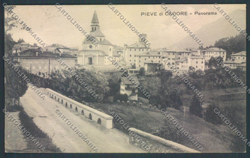 Belluno Pieve di Cadore cartolina LQ9560 – fronte