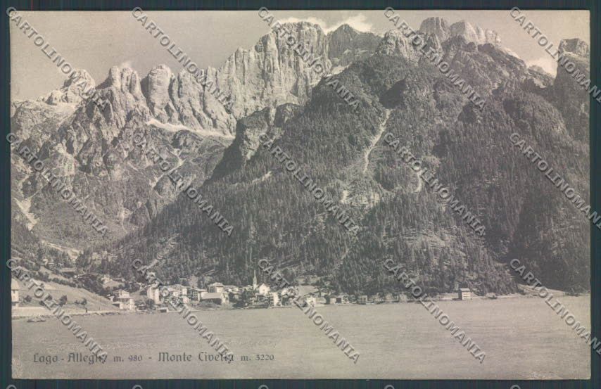 Belluno Lago di Alleghe cartolina LQ9588 – fronte