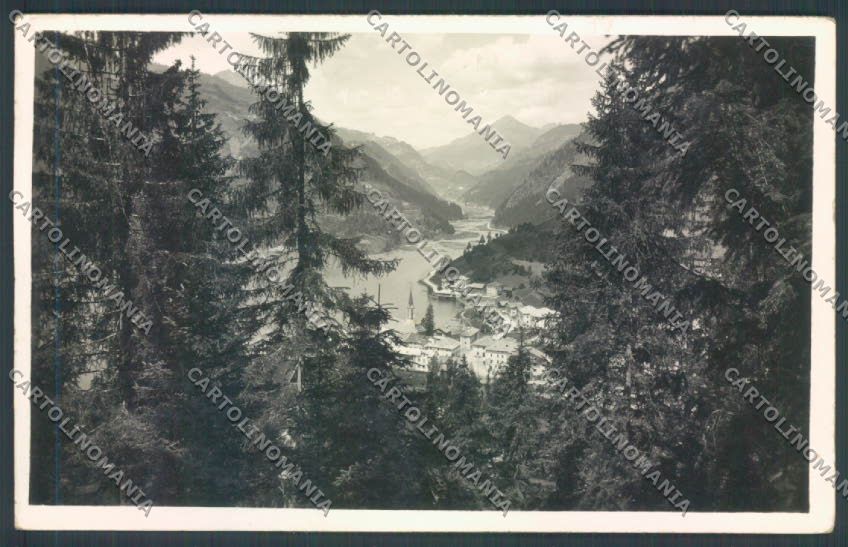 Belluno Lago di Alleghe PIEGA Foto cartolina LQ9592 – fronte