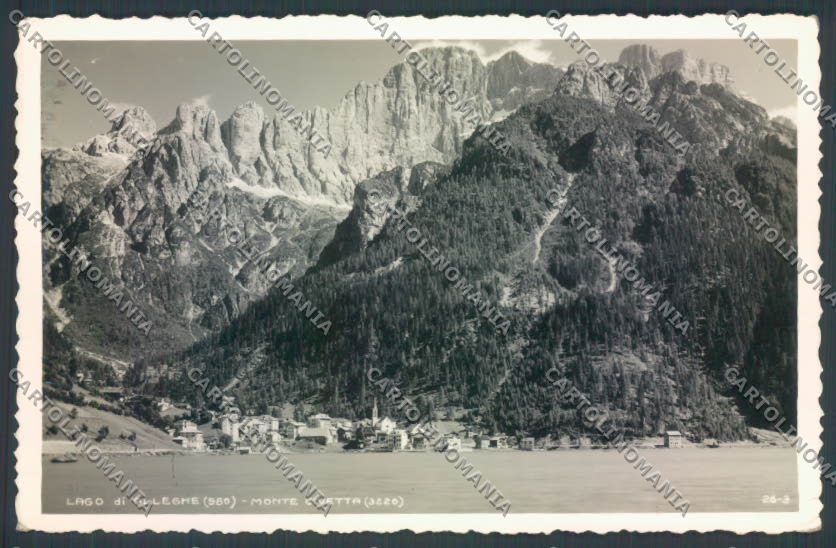 Belluno Lago di Alleghe Foto cartolina LQ9594 – fronte