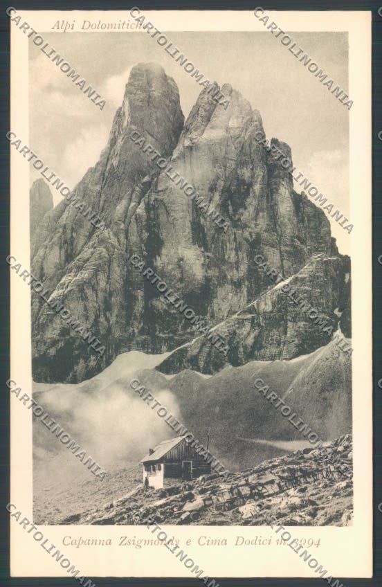 Belluno Dolomiti Rifugio cartolina LQ9608 – fronte