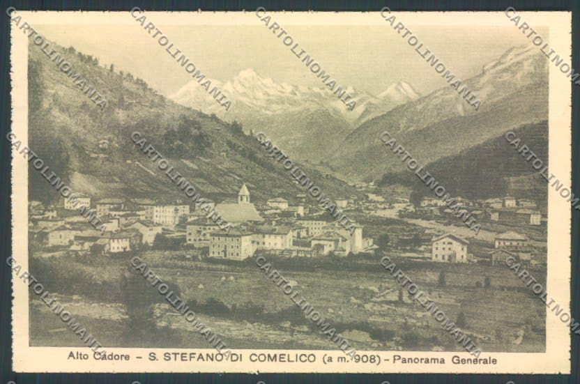 Belluno Santo Stefano di Comelico cartolina LQ9615 – fronte