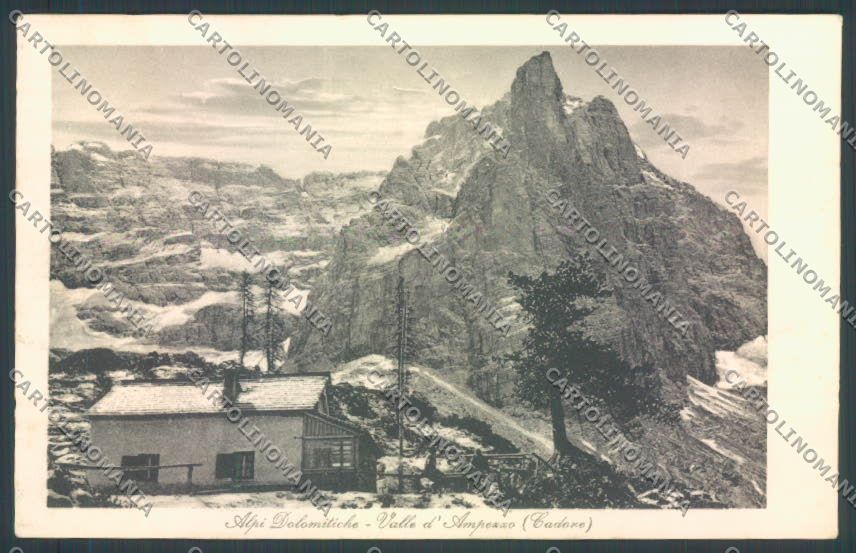 Belluno Valle d'Ampezzo cartolina LQ9617 – fronte