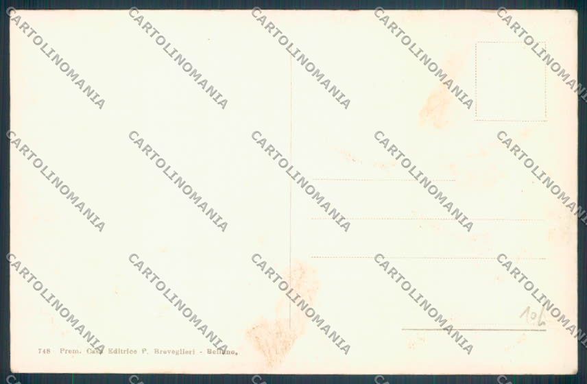 Belluno Valle d'Ampezzo cartolina LQ9617 – retro