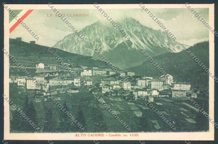 Belluno Comelico Superiore Candide cartolina LQ9627 – fronte