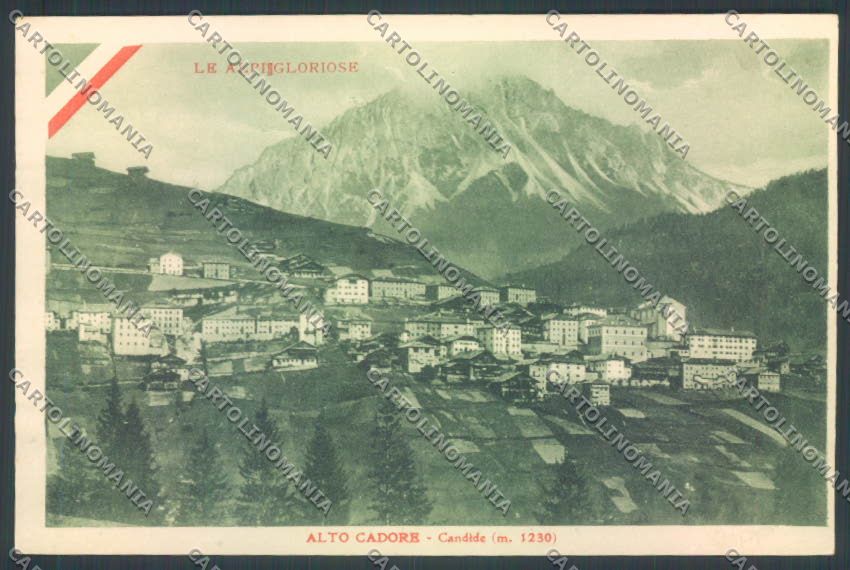 Belluno Comelico Superiore Candide cartolina LQ9630 – fronte