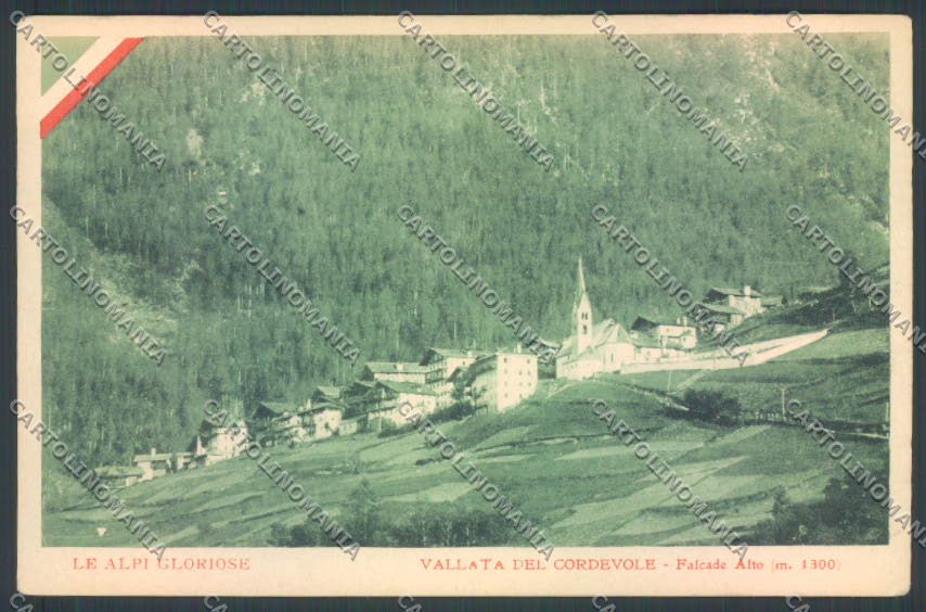 Belluno Falcade cartolina LQ9632 – fronte