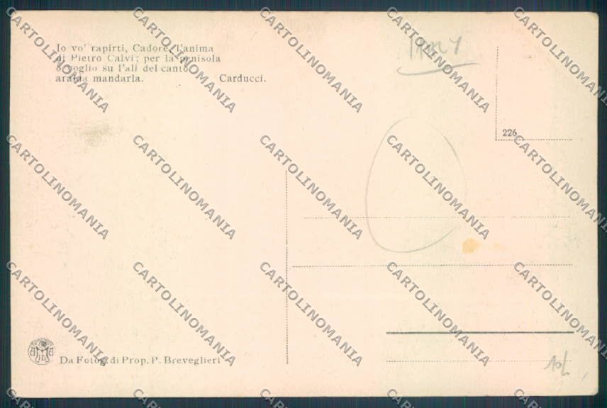 Belluno Falcade cartolina LQ9632 – retro