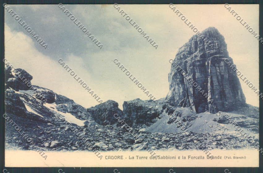Belluno Dolomiti Cadore cartolina LQ9643 – fronte
