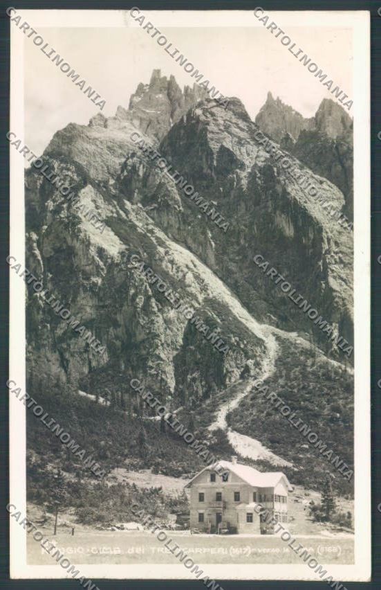 Belluno Dolomiti Rifugio Foto cartolina LQ9652 – fronte