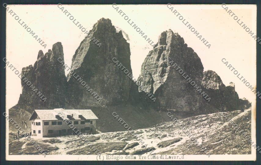Belluno Auronzo di Cadore Tre Cime di Lavaredo Rifugio Foto cartolina LQ9655 – fronte