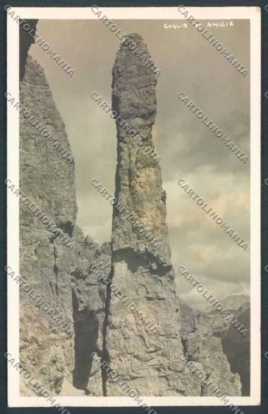 Belluno Dolomiti Alpinismo Foto cartolina LQ9658 – fronte