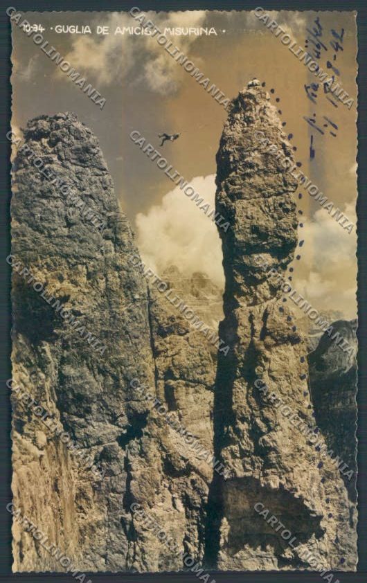 Belluno Dolomiti Alpinismo Foto cartolina LQ9659 – fronte