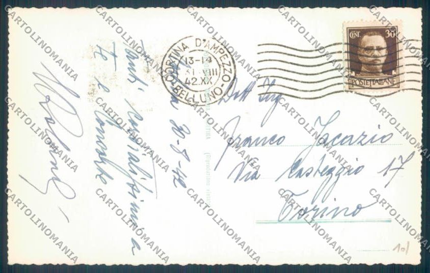 Belluno Dolomiti Alpinismo Foto cartolina LQ9659 – retro