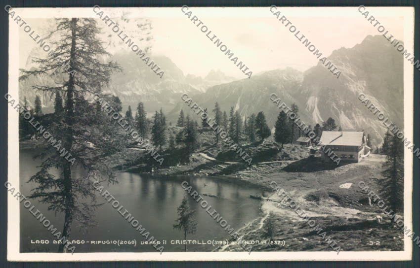 Belluno Rifugio Lago di Federa Foto cartolina LQ9660 – fronte
