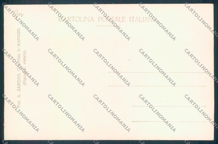 Belluno Val Popena Cadini di Misurina Foto cartolina LQ9671 – retro