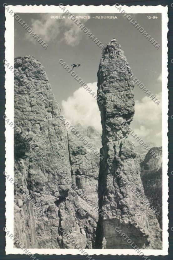 Belluno Dolomiti Rifugio Alpinismo Foto cartolina LQ9675 – fronte