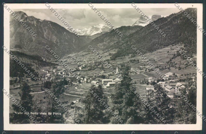 Belluno Valle del Boite PIEGHINA FORO Foto cartolina LQ9681 – fronte