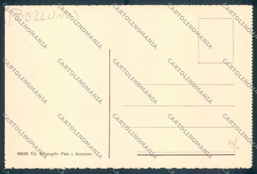 Belluno Comelico Superiore Dosoledo cartolina LQ9704 – retro