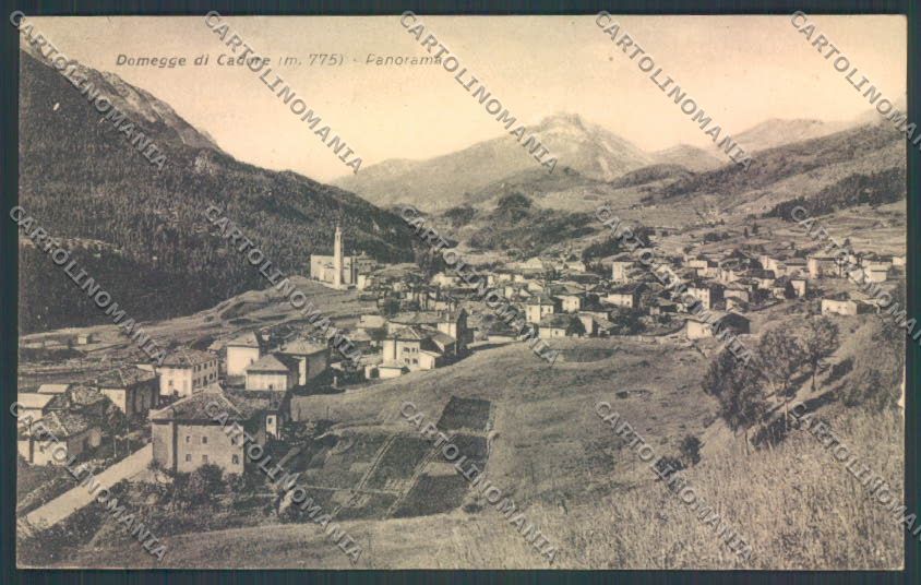 Belluno Domegge di Cadore cartolina LQ9711 – fronte