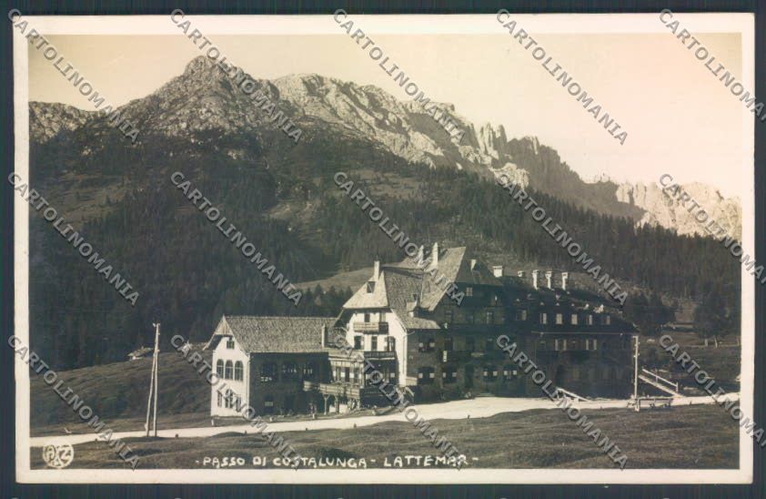 Belluno Passo di Costalunga Foto cartolina LQ9789 – fronte