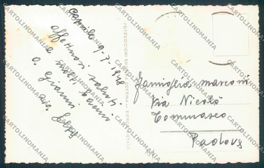 Belluno Alleghe Caprile Foto cartolina LQ9794 – retro