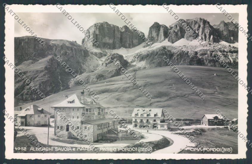Belluno Passo Pordoi Foto cartolina LQ9807 – fronte