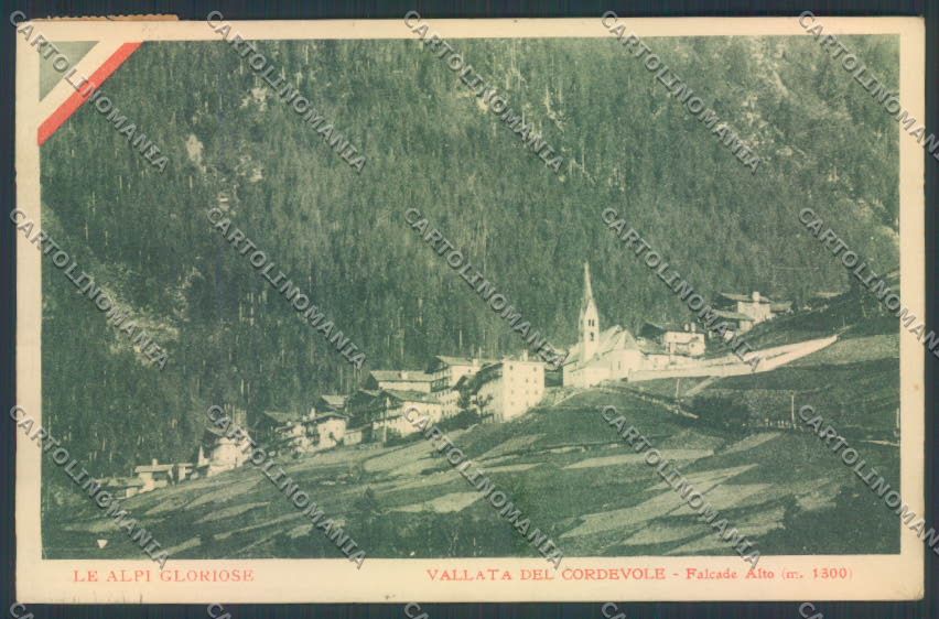 Belluno Falcade cartolina LQ9832 – fronte