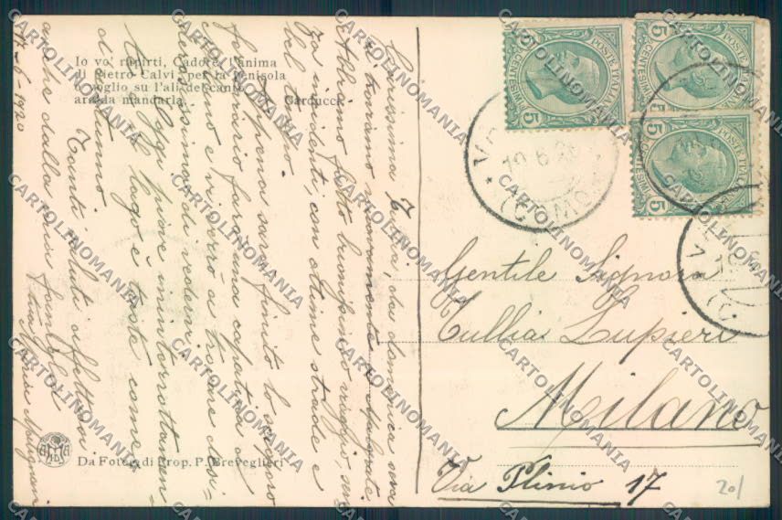 Belluno Falcade cartolina LQ9832 – retro