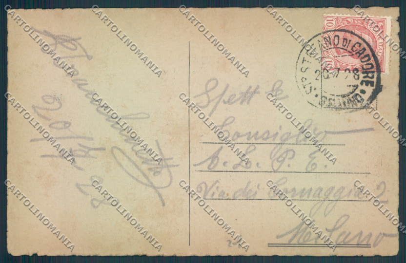 Belluno Comelico Superiore Monte Croce cartolina LQ9838 – retro