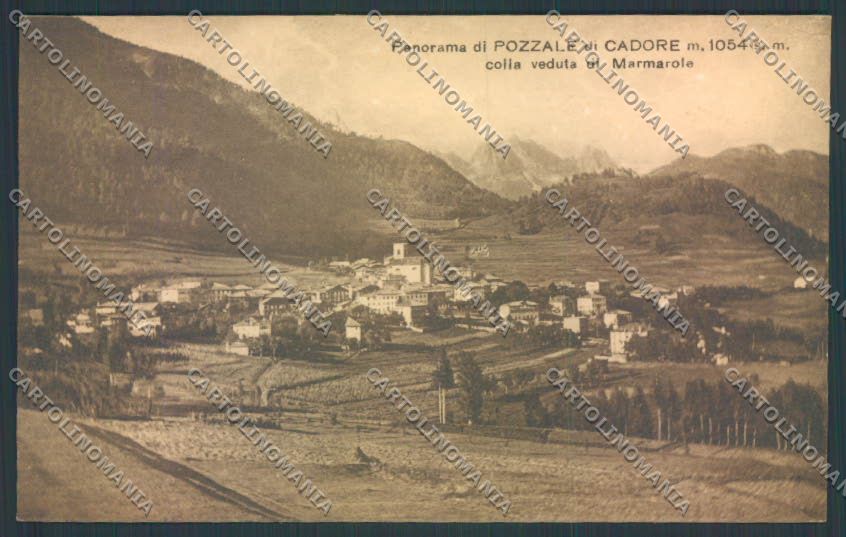 Belluno Pieve di Cadore Pozzale cartolina LQ9851 – fronte