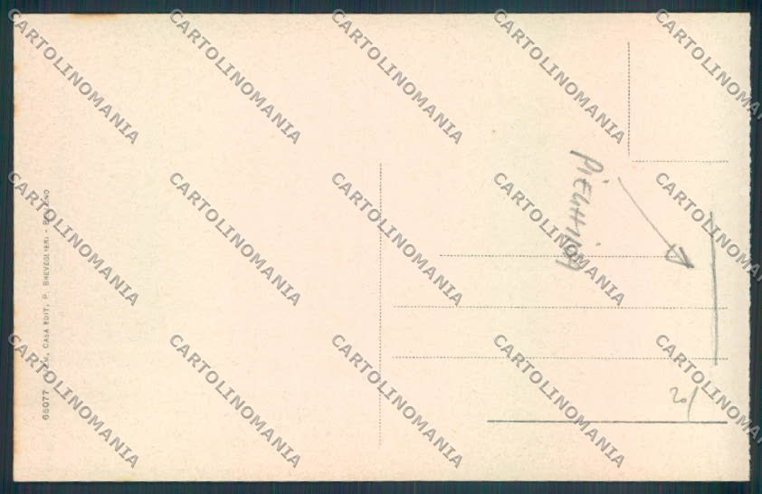 Belluno Borca di Cadore PIEGHINA cartolina LQ9853 – retro