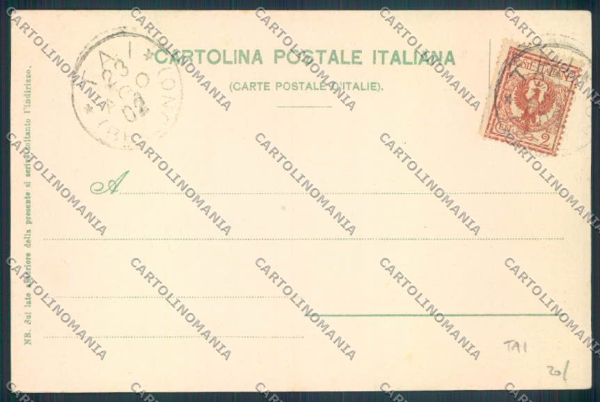 Belluno Cadore Valcalda Tai cartolina LQ9865 – retro
