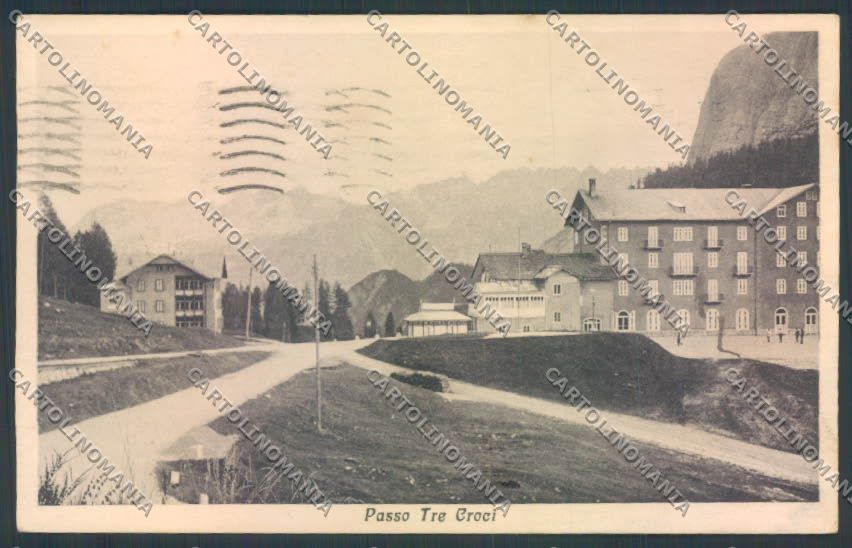 Belluno Vetralla Tre Croci cartolina LQ9869 – fronte