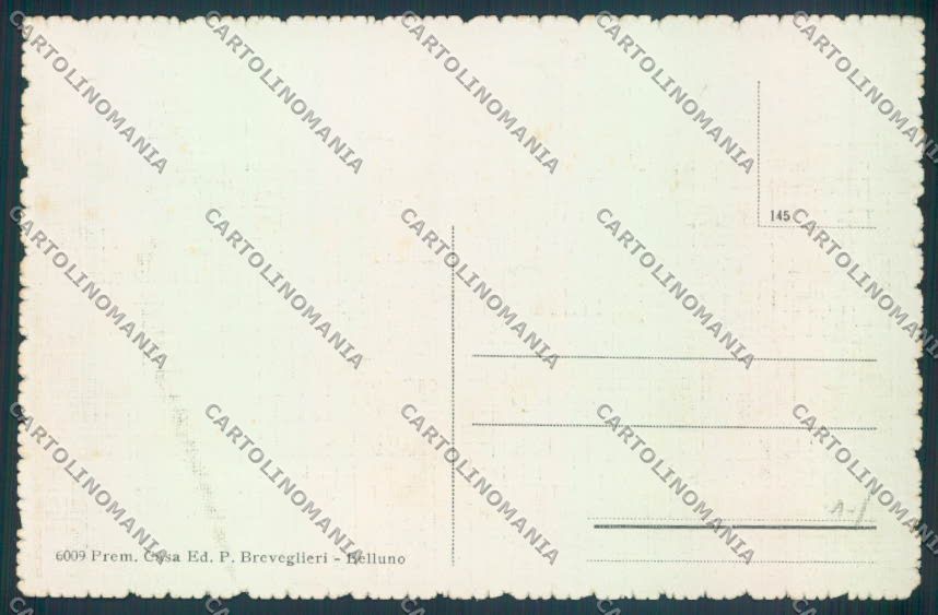 Belluno Dolomiti Cadore cartolina LQ9886 – retro