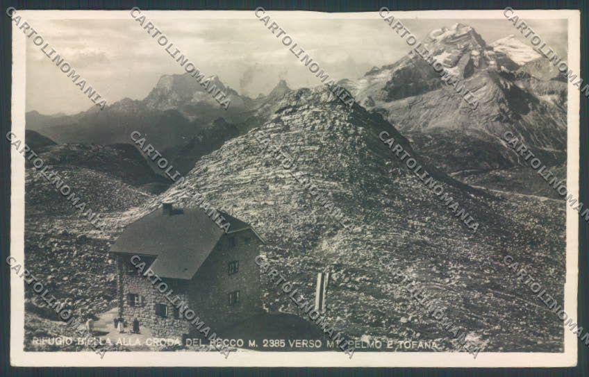 Belluno Dolomiti Rifugio CAI RIFILATA Foto cartolina LQ9888 – fronte