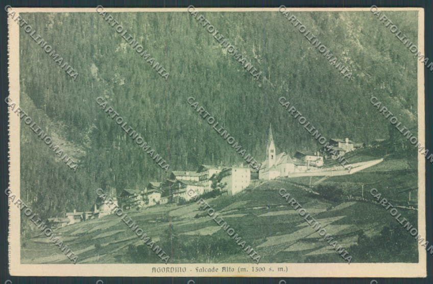 Belluno Falcade cartolina LQ9901 – fronte