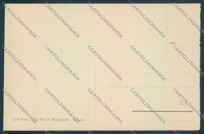 Belluno Falcade cartolina LQ9901 – retro