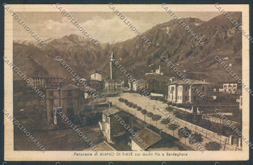 Belluno Alano di Piave cartolina LQ9905 – fronte