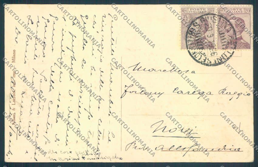 Belluno Santa Giustina Bellunese cartolina LQ9920 – retro