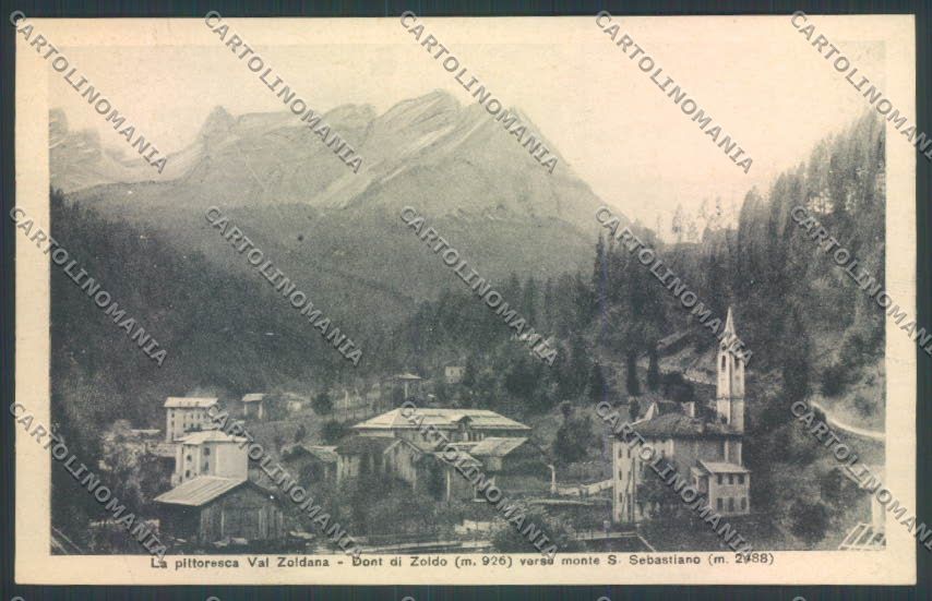 Belluno Zoldo Alto Dont cartolina LQ9928 – fronte