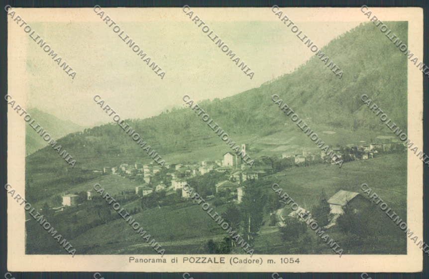 Belluno Pieve di Cadore Pozzale cartolina LQ9942 – fronte