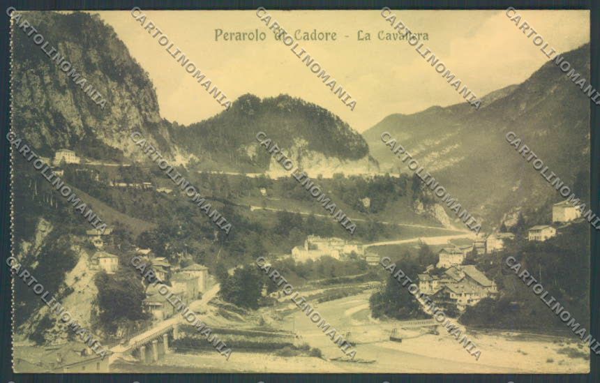 Belluno Perarolo di Cadore cartolina LQ9952 – fronte