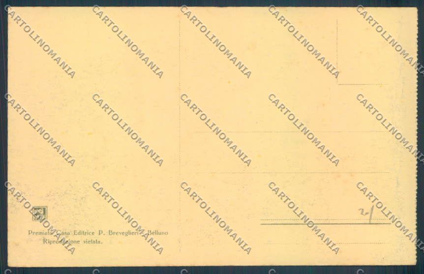 Belluno Perarolo di Cadore cartolina LQ9952 – retro