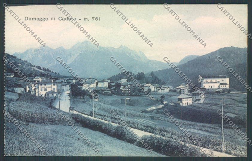 Belluno Domegge di Cadore cartolina LQ9955 – fronte