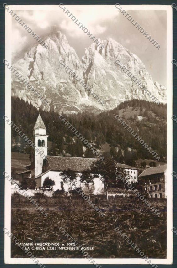 Belluno Voltago Agordino Frassenè Foto cartolina LQ9960 – fronte