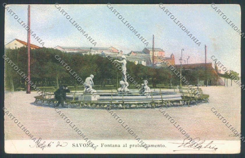 Savona Città PIEGHINA cartolina LQ9969 – fronte