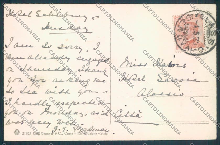 Savona Alassio cartolina LQ9970 – retro