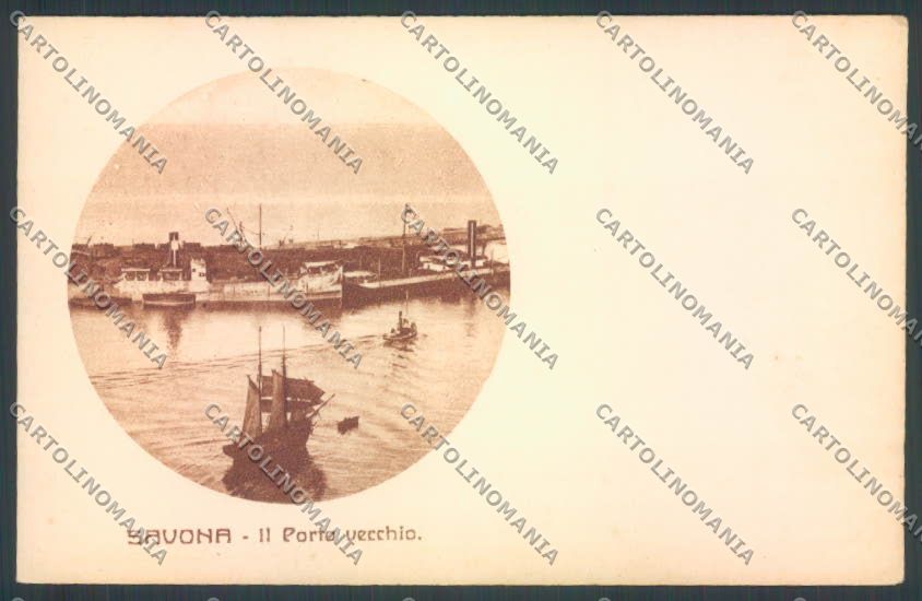 Savona Città Barca cartolina LQ9972 – fronte