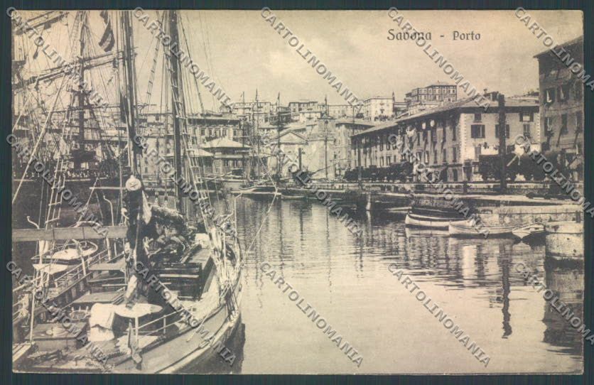 Savona Città Barca Veliero cartolina LQ9976 – fronte